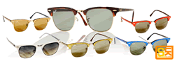 Buy RayBan RB 3016 Outsiders Clubmaster Sunglasses online